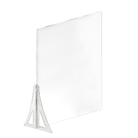 Azar Displays 30" x 40" Single Leg Partition Shield, PK2 179896-187